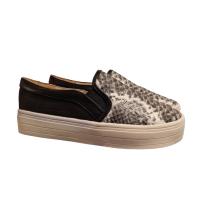 Zapato mujer planos, mocasín casual, primavera verano, negros y blancos, punta redonda - details 0