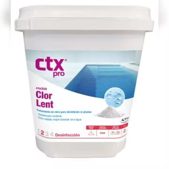 Cloro Lento En Polvo 5Kg Ctx Pro - 300 Mantenimiento De Piscina - 1