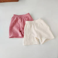 Shorts De Algodón Para Niños Y Niñas Pantalones Cortos Transpirables Y Suaves Para Verano Ropa De Bebé Estilo Casual Cierre Elástico Talla True Fit - details 6