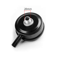 Accesorios Para Bomba De Filtro Pieza De Repuesto Para Compresor De Aire Silenciador Metálico Negro 20mm Set Práctico - details 3