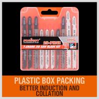EasySpeed Juego de Hojas de Sierra de Calar Estuche 25 Piezas Vástago de Anclaje en T, HCS, HSS, BIM, Acero al Carbono, Madera, Metal, PVC, Plástico, Compatible con Bosch, Black&Decker, Makita, Dexter, Stanley, Worx, Alta Calidad. - details 7