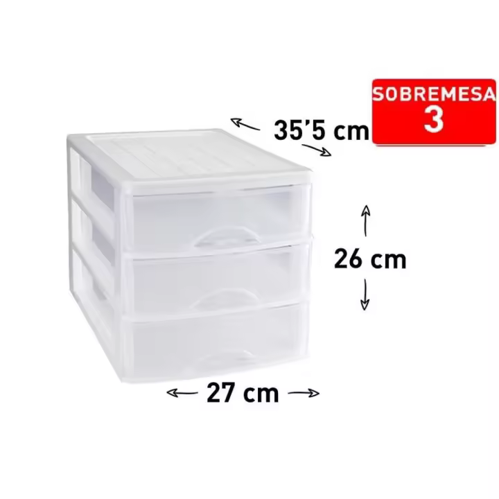 Cono ABE 3 ,35.5X27X26cm, conos multicolores, torre sola, escritorio, baño, oficina, etc. - 1
