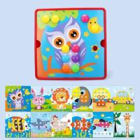 Juego De Rompecabezas De Hongo 3D Para Uñas Juguete Educativo Montessori Para Bebés Animales De Dibujos Animados Juguete Para Niños Regalos Tempranos - details 11