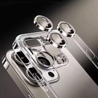 Protector De Lente De Cámara Para iPhone 15 pro Max 3PCS Con Anillo De Metal Y Cubierta Para Lente Trasera Compatible Con iPhone 15pro - details 3