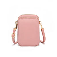 Bolso Mini Mujer Cruzado Con Cremallera Bolso De Hombro Multifuncional Vertical Monedero Móvil Negro Bolso De Caminar - details 10