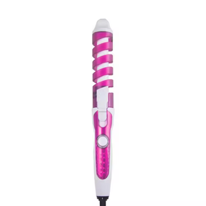 Iron De Rizado Automático De Cerámica Y Titanio Mini Portátil Para Cabello Seco Máxima Temperatura De 210 °C Control De Temperatura Por Botón - 1