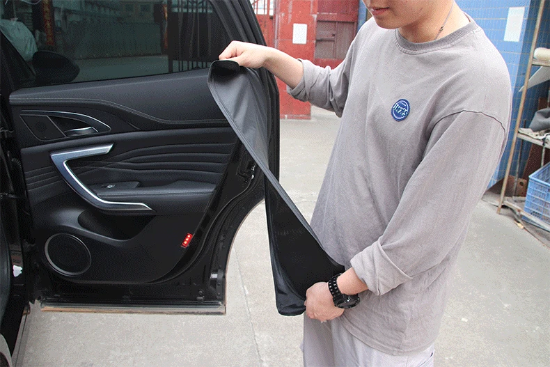 Cortina De Ventanas Completa Para Coche Sunshade De Privacidad Para Toyota Corolla E170 2014-2019 Blindaje Personalizado Para Parabrisas Y Ventanas Lateral Material De Poliéster - details 6