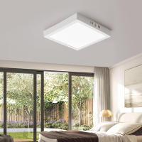 Lámpara De Techo LED Moderna Panel Para Sala De Estar Dormitorio Cocina Iluminación LED Decorativa Para El Hogar Fuente De Energía AC Incluye Bombillas - details 14