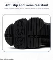 Zapatos De Seguridad Para Hombre Con Punta De Acero Y Asiento Antipinchazos Botas De Protección Con Suela De Goma Transpirables Talla True - details 14