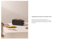CREATE - Pack TOAST RETRO Tostadora S+ THERA RETRO Cafetera express acabado mate - details 2