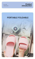 Sandalias De Agua Plegables Portátiles Para Hombres Y Mujeres Antideslizantes Secado Rápido Para Viaje Playa Hotel Baño - details 2