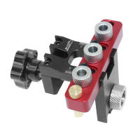 Juego De Guía De Agujeros Para Carpintería 3 En 1 Universal Juego De Cam Jig De Aguja Ajustable Para Locador De Agujeros De Bolsillo Herramienta Manual - details 8
