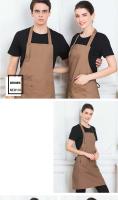 Nueva Moda Del Delantal De Cocina Para Mujer Y Hombre Chef Trabajo Delantal Para Barbacoa Restaurante Bar Tienda Salones De Belleza Estudios Uniforme - details 9