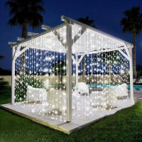 Luces De Hilo De Cobre Solar Para Exterior 3/6x3M Guirnalda De Hadas Para Navidad Halloween Cumpleaños Regalo De Boda Decoraciones - details 7