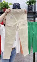 Pantalones Casuales Para Mujer Talla Grande Con Bolsillos Y Volantes Estilo Vintage Ajuste Suave Para Primavera Otoño Invierno - details 13