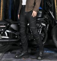 Pantalones De Motociclista Elásticos Y Rectos De Jeans Antideslizantes Nivel 2 Para Todas Las Estaciones Pantalones De Carreras Para Hombres Con Bolsillo Protector Integrado - details 6