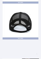 Gorro De Béisbol De Lona Transpirable Para Hombres Y Mujeres Protección Solar Deporte Al Aire Libre Estilo Coreano Gorro De Red Trasera - details 8