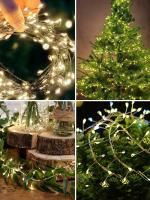 Luz De Cadena Solar Para Navidad Y Bodas 1000LEDs Decoración Exterior Y Interior IP44 Impermeable Cadena De Luces Festivas - details 4