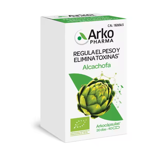 Arkopharma Alcachofa 40 Cápsulas 20 días Regula el peso y elimina toxinas - 1