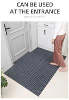 Alfombra De Piso Cuadrada Minimalista Moderna Resistente a Manchas Y Desvanecimiento Con Sello Antideslizante Y Fondos De Goma Para Uso Interior Y Exterior Máquina Lavable - details 7