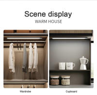 Lámpara De Noche LED Con Sensor De Movimiento Tipo-C USB En Tres Colores Para Armario De Cocina Dormitorio Iluminación Interior - details 11