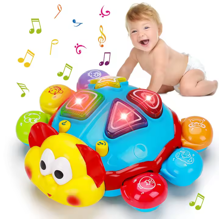 Juguete Musical de aprendizaje bilingüe para bebés, juguete educativo para gatear, caminar, en español, inglés - 1