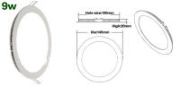 Lámpara De Techo Revestida En Aluminio LED Dimmable Ultra Delgada Con Controlador WW-3000K NW-4000K CW-6000K Para Foyer - details 6