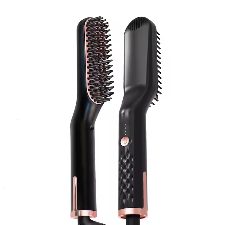 Plancha alisadora, Kit de aseo para niño, alisador de barba multifuncional para hombre, cepillo profesional Styg, peine caliente para el cabello - 1