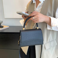 Bolso De Hombro De Cuero PU Sólido Para Mujer Bolso De Mano Pequeño De Diseñador Moda Bolso Cruzado De Lujo Con Asa Superior - details 14