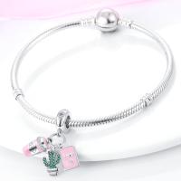Colgante De Torre De Viaje Con Encanto De Gato Para Mujer Joyería Original De Pulsera Y Collar Plata Esmaltada 100% 2023 - details 112
