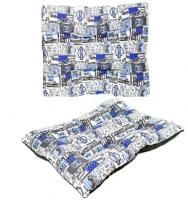 Coshano Cama Cojín para Perros Mascotas con Acolchado Grueso 90x90x10cm Estampado Ruta 66 Azul Motos - Entrega en 24 Horas - details 0