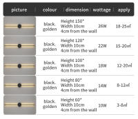 Lámpara De Pared Moderna LED Negra En Forma De I Iluminación Interior Para Dormitorio Sala De Estar Pasillo Decoración De Hogar Incluye Bombillas - details 20