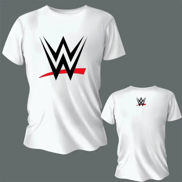Camiseta De Algodón Para Hombre WWF Attitude O-Neck Casual Oversized Streetwear Verano Manga Corta Alta Calidad - 1