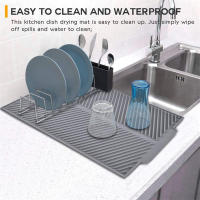 Protector De Fregadero Plegable Antideslizante De Goma Suave Y Aislada Para Cocina Moderno Estilo Silicona Rectangular - details 6