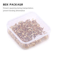100PCS/Box Tiras De Acero Inoxidable Para Joyería DIY Con Cierre De Hilo Dorado Cubiertas De Nudo Accesorios Para Pulseras Y Collares - details 3