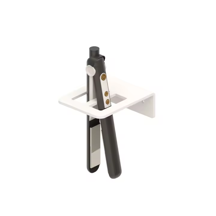 INMACOLATTA - VULCANO -  PORTA PLANCHAS DE PELO DE PARED BLANCO - 1