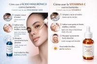 Pack 3 Sérums Faciales DDONNA | Vitamina C, Ácido Hialurónico y Retinol | Tratamiento Antiedad, Hidratante y Antimanchas. Set SkinCare 3en1 - details 1
