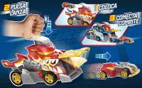 T-RACERS MIX´N RACE Pack Ice Launcher Truck & Fire Launcher Truck – Incluye 2 vehículo T-Racer Mix´N Race exclusivo. Presiona el disparador para lanzarlo. Compatible T-Racers Mix´N Race - details 1