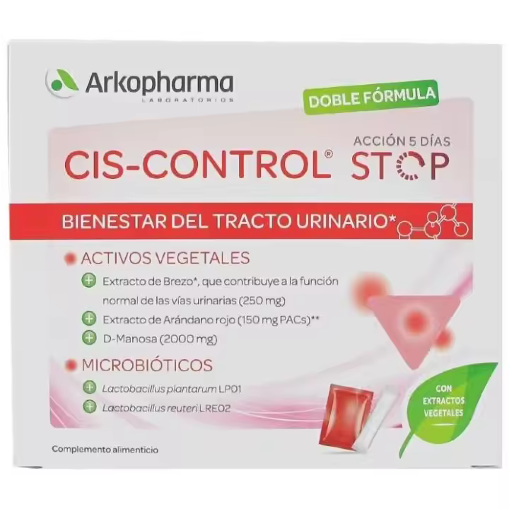 Arkopharma Cis-Control Stop 10 Sobres + 5 Sticks - 1