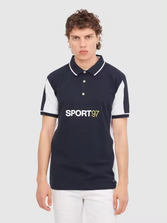 Polo de manga corta estilo deportivo INSIDE - 1