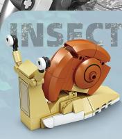 Nuevos Creativos Serie De Insectos Bloques De Construcción De Mariposa Colección De Modelos Biológicos De Beetle Mantis Decoración Juguetes Para Niños Y Adultos - details 18