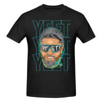 Camiseta Jey Uso Yeet Logo Para Hombres Y Mujeres Moda Casual Hip Hop Cuello Redondo Manga Corta Unisex Comoda Todas Las Estaciones - details 3