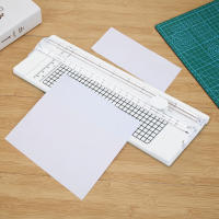 Cortadora De Fotos Con Regla Retráctil A4 Precisión Herramienta Para Cortar Papel Etiquetas De Foto Suministros De Oficina - details 5