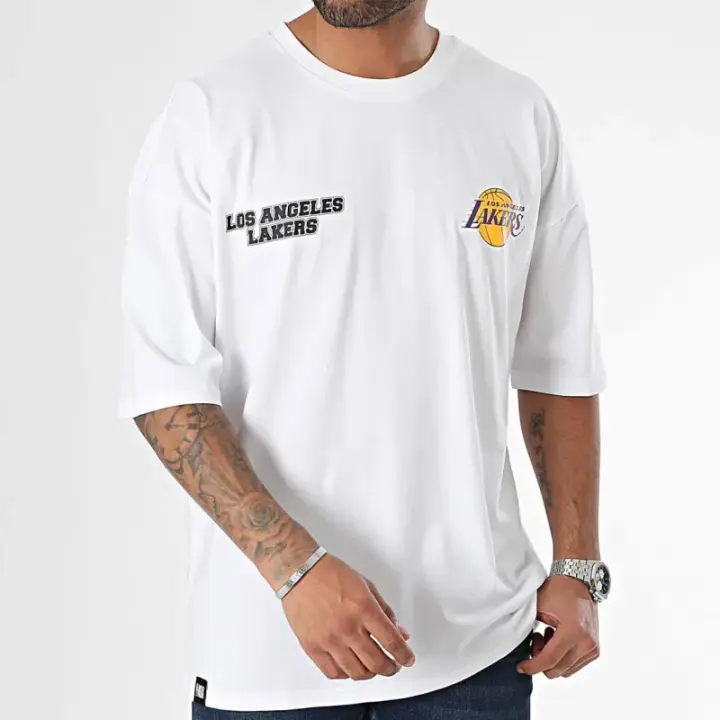 Camiseta Lakers manga corta "Large Graphic" New Era - blanco - 1