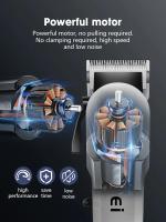 Kemei KM-809A Ajustable Cortadora De Pelo Profesional Para Hombres Con Pantalla LED Cortadora De Cabello Eléctrica Recargable Y Con Cable 3 Cuchillas Incluidas - details 8