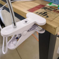 Soporte De Luz De Escritorio Flexible De 360 Grados Con Base E27 Y Interruptor on off Clip-On De Cables Para Plantas Y Hogar - details 12