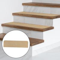 Alfombra Antideslizante Para Escaleras Interior 30x8in Mates Para Pasos De Madera Alfombrilla Para Perros Niños Ancianos - details 2