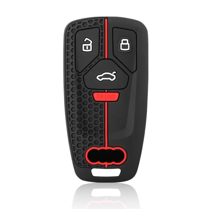 Cubierta De Llave De Coche En Silicona Para Audi A4 B9 A5 A6L S4 S5 S7 8W Q7 4M Q5 TT TTS RS Accesorios De Estilo Para Coche - 1