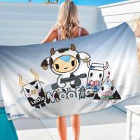 Toalla De Playa Tokidoki De Japón Para Niñas Toalla De Baño Microfibra Secado Rápido Sand-Free Para Yoga Spa Gimnasio Piscina Colorida Y Cómoda - details 1