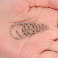 50pcs Conector De Llavero Para Fabricación De Llaveros DIY Hallazgos Metálicos De Plata De Titanio Para Toda La Vida - details 12